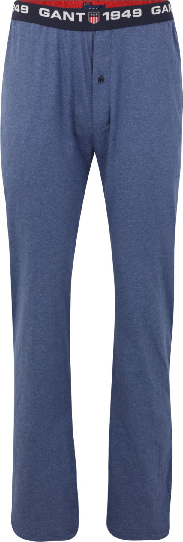 GANT Pyžamové kalhoty tmavě modrá / červená / bílá