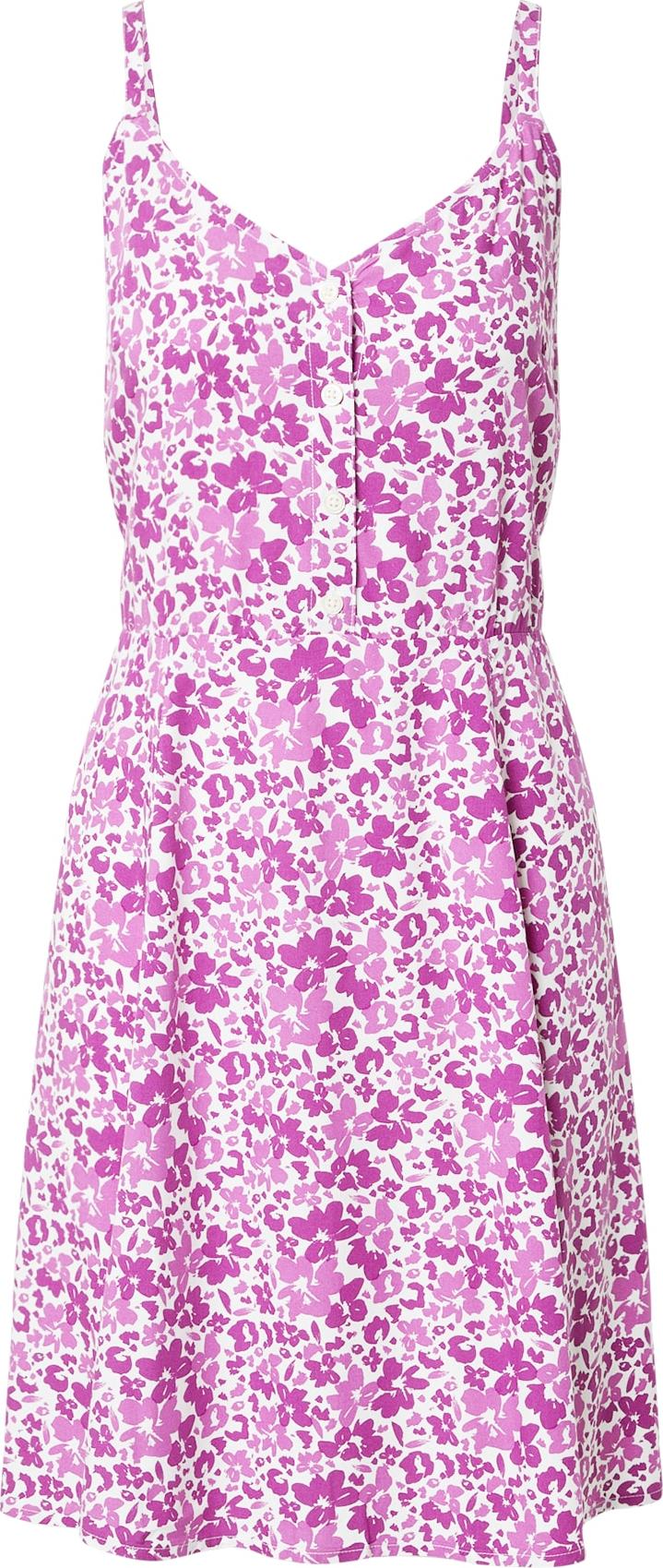 GAP Letní šaty fialová / bledě fialová / bílá