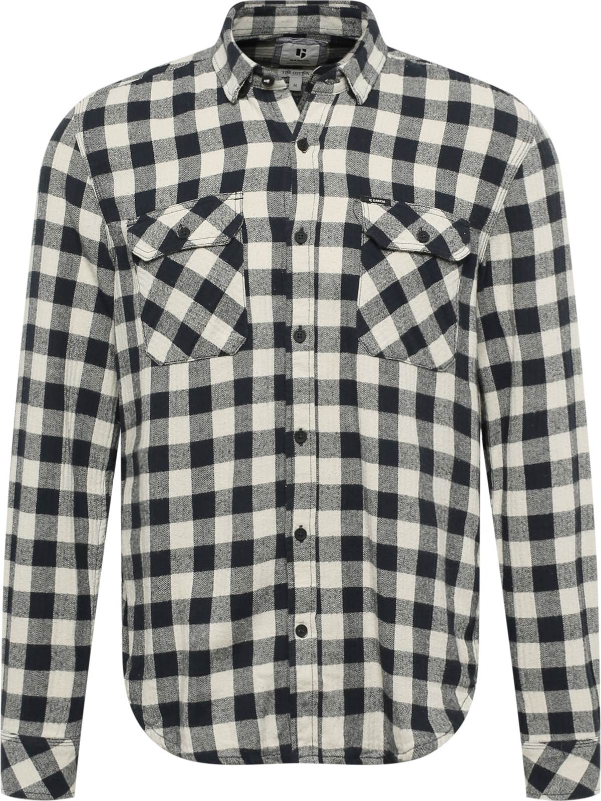 GARCIA Košile krémová / šedá / černá