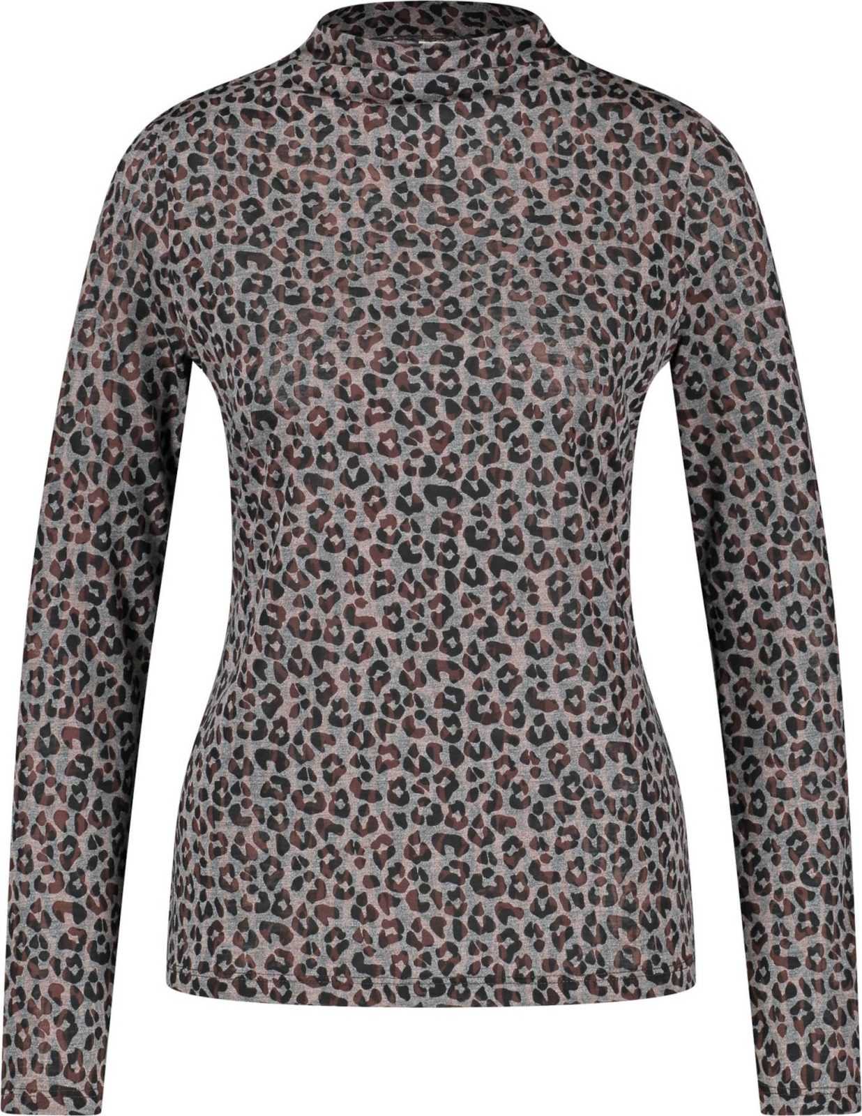 GERRY WEBER Tričko šedá / oranžová / černá