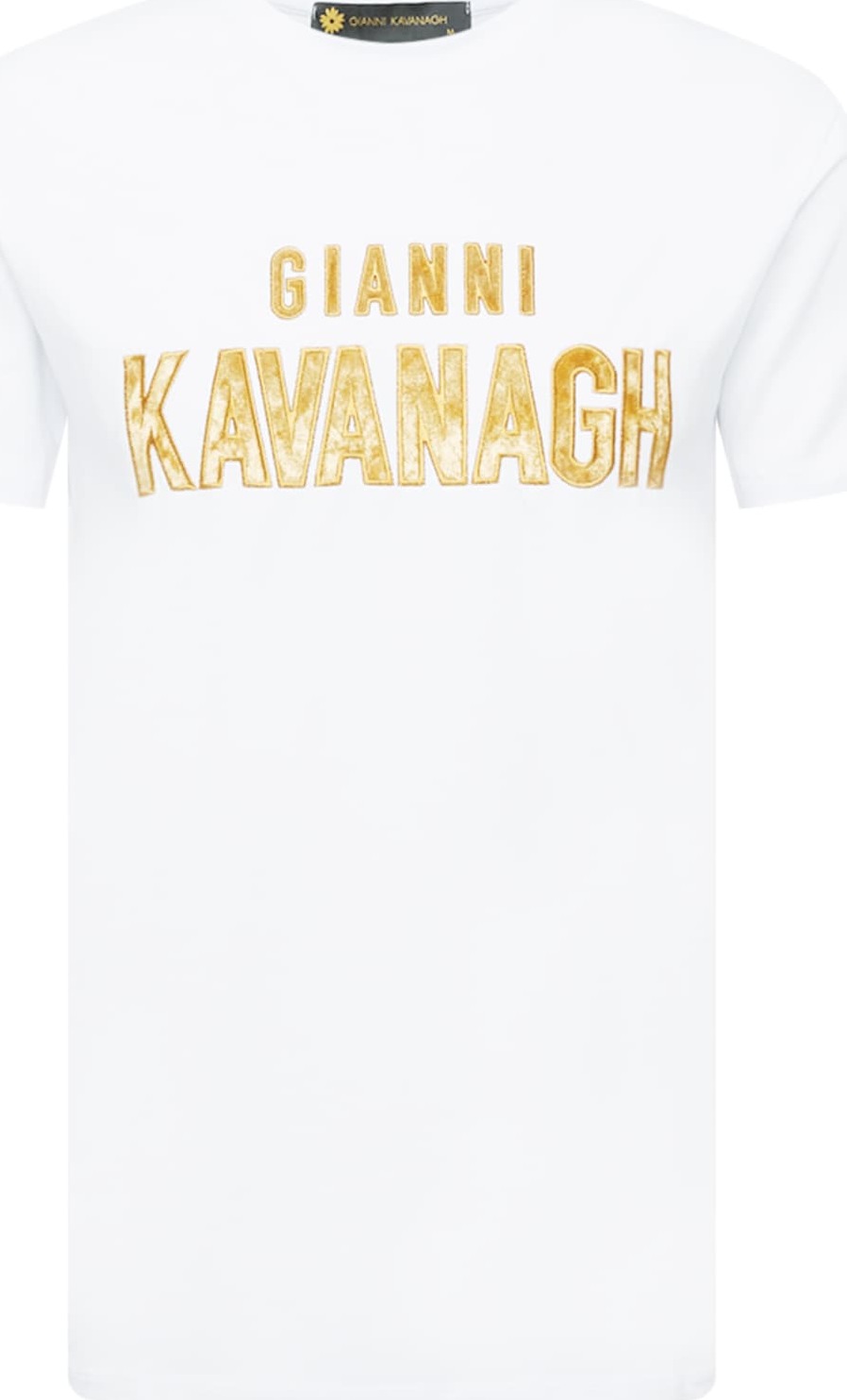 Gianni Kavanagh Tričko zlatá / bílá