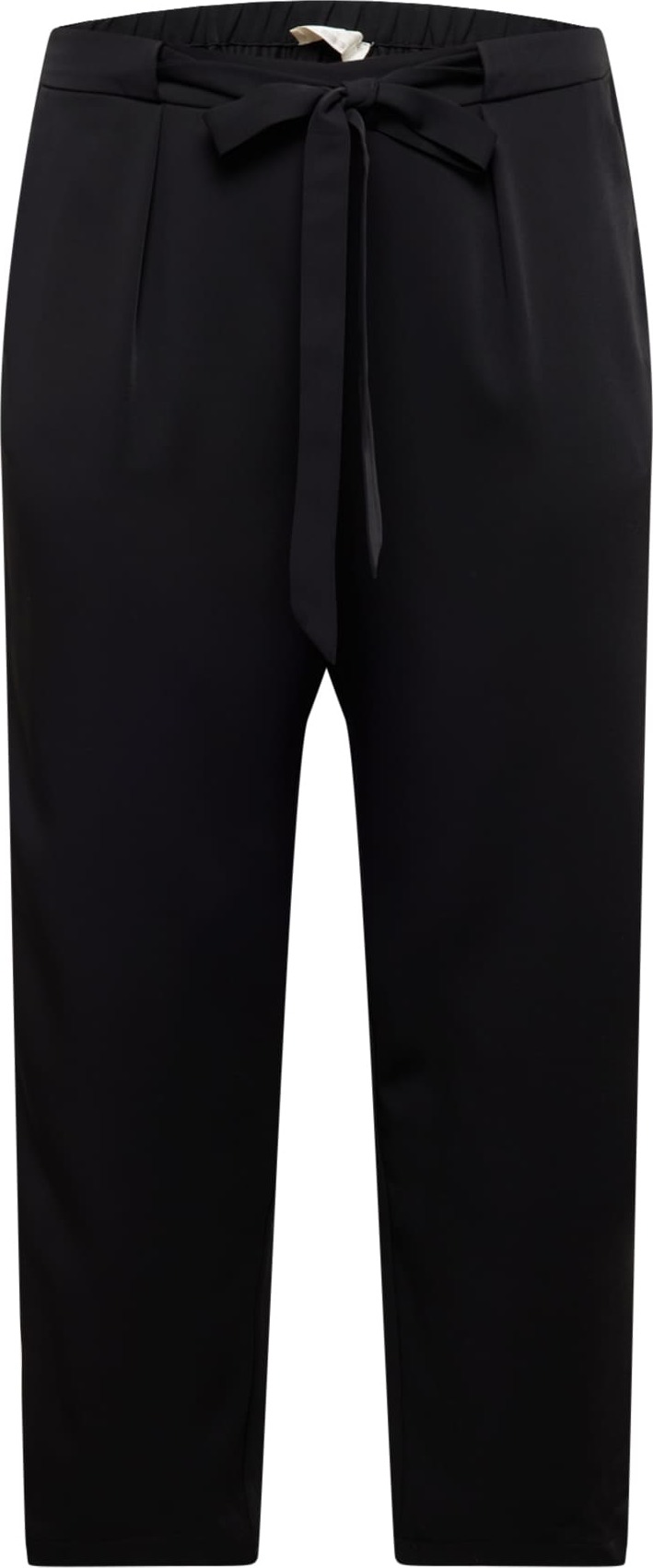 Guido Maria Kretschmer Curvy Collection Kalhoty se sklady v pase 'Nola' černá