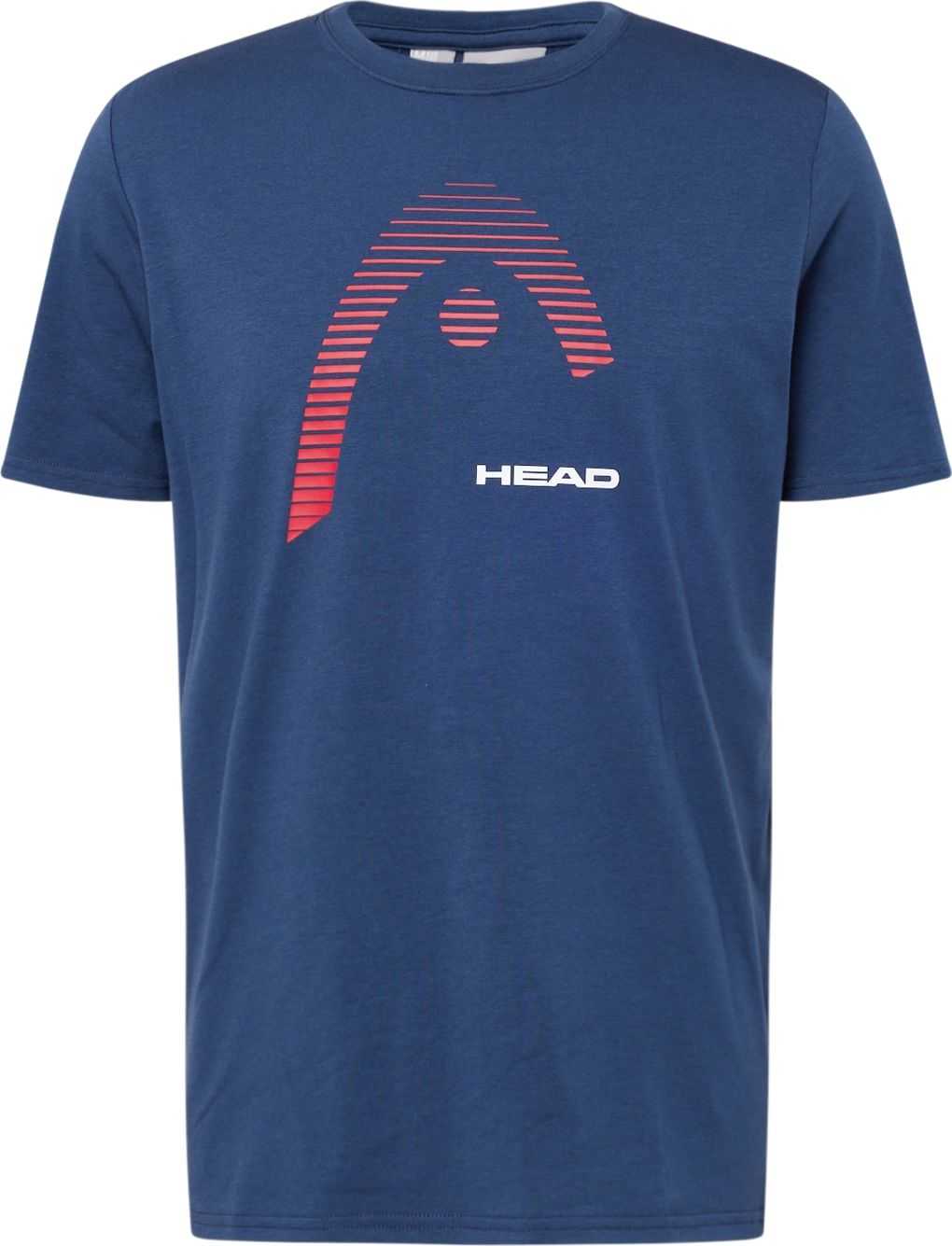 HEAD Funkční tričko 'CARL' tmavě modrá / červená / bílá