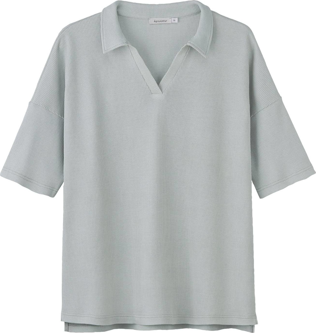 hessnatur Tričko kouřově modrá