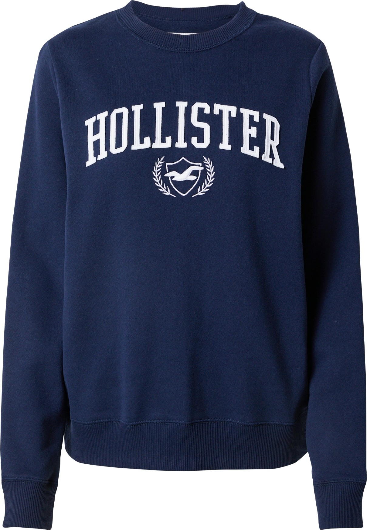 HOLLISTER Mikina námořnická modř / bílá