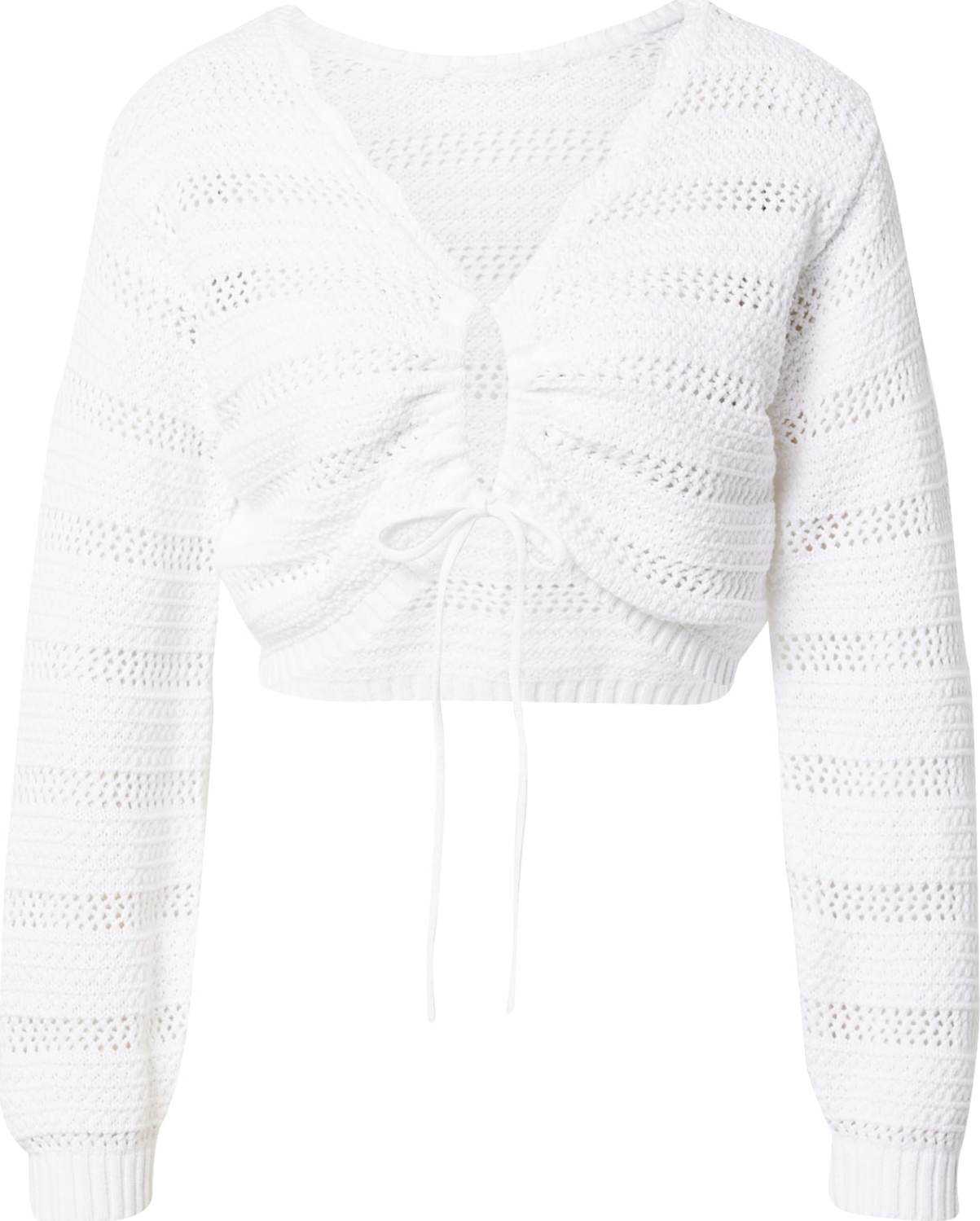 HOLLISTER Svetr bílá