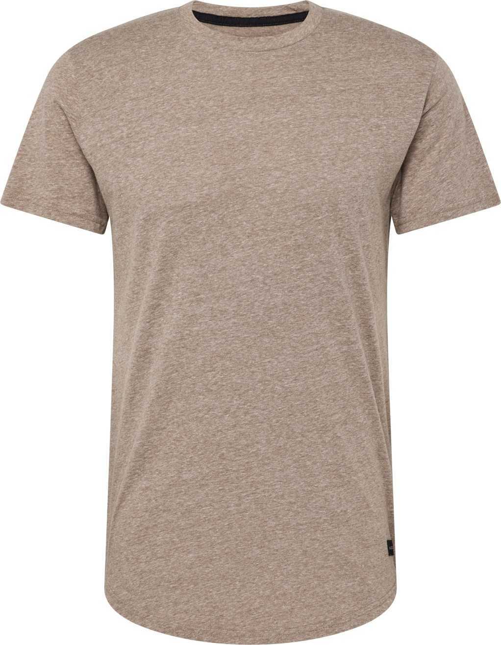 HOLLISTER Tričko světle hnědá