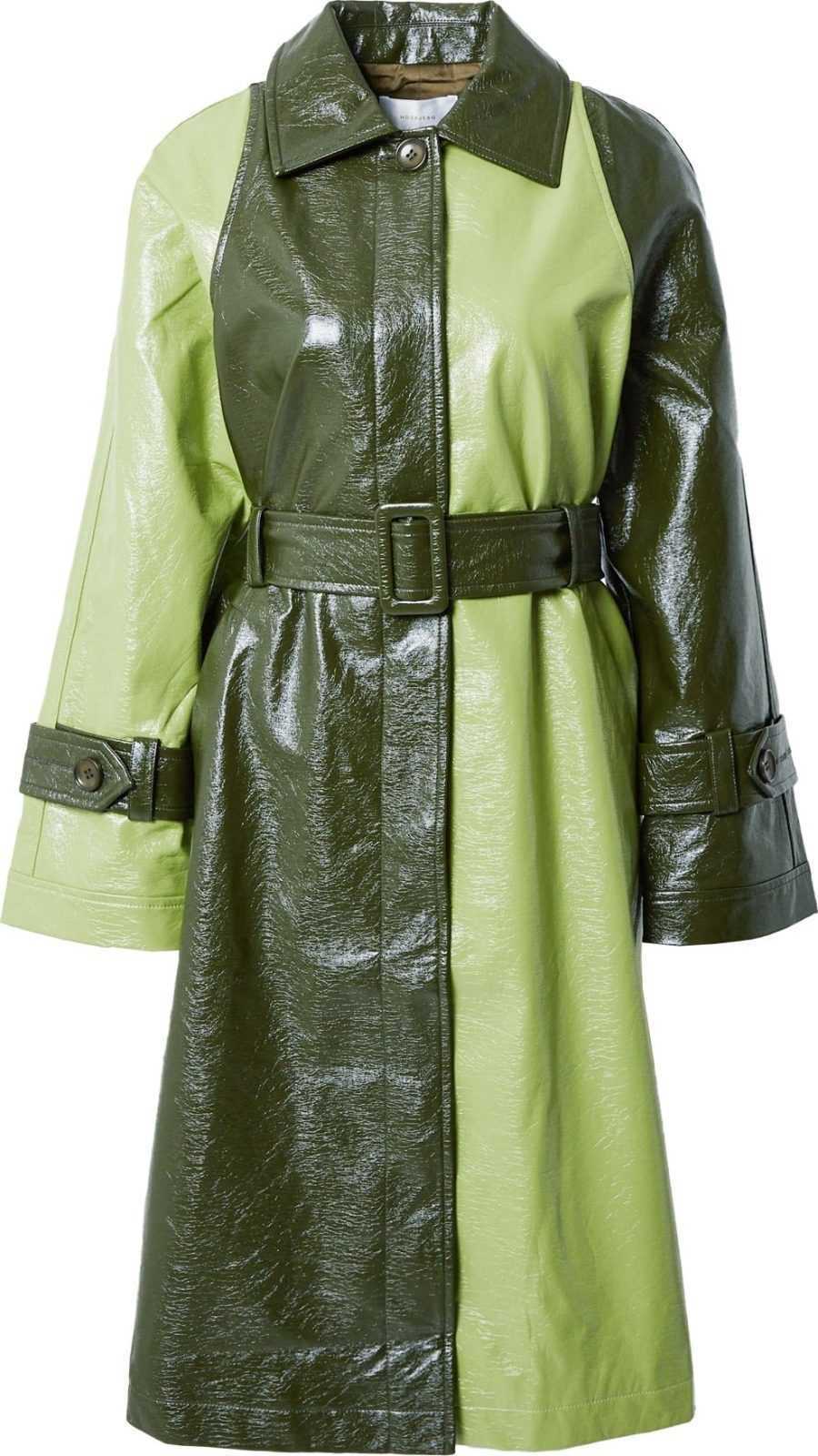 Hosbjerg Přechodný kabát 'June Tori' zelená / světle zelená