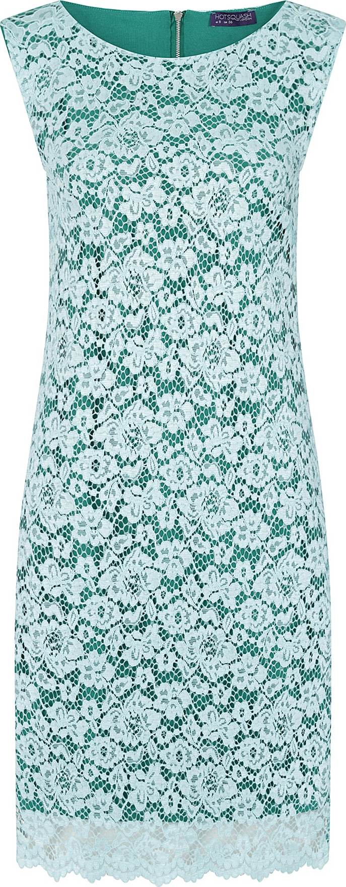 HotSquash Šaty světlemodrá / smaragdová
