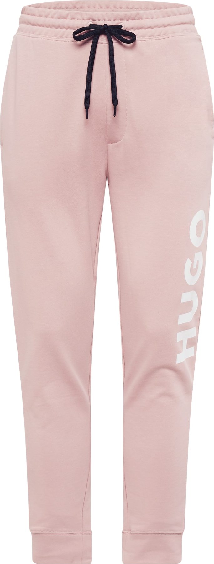 HUGO Kalhoty 'Dutschi' růžová / černá / bílá