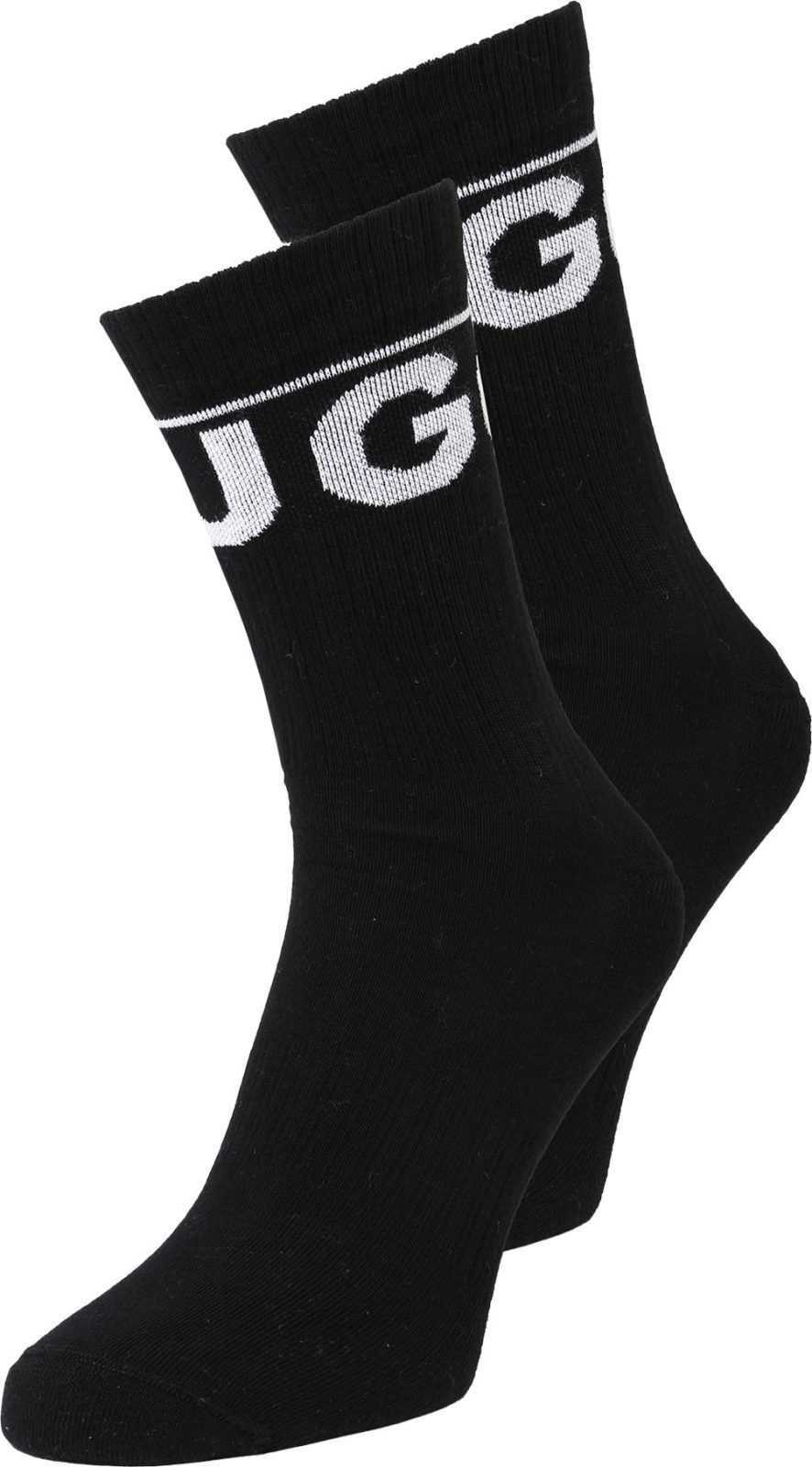 HUGO Ponožky černá / bílá