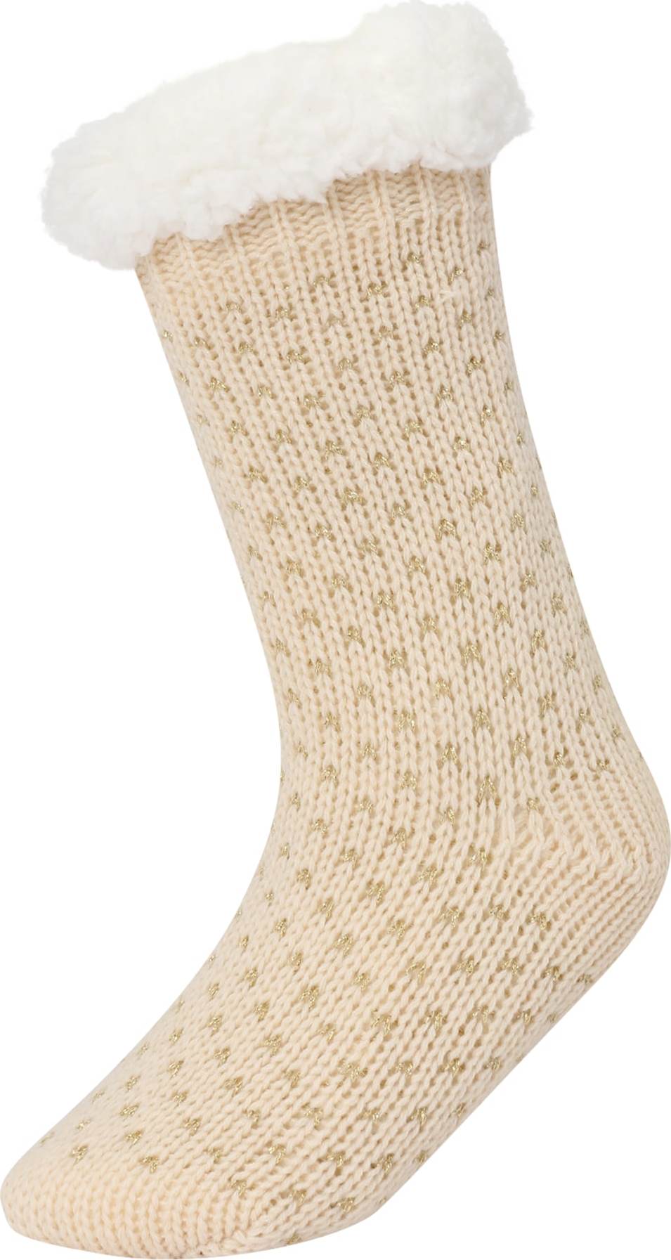 Hunkemöller Ponožky zlatá / barva bílé vlny