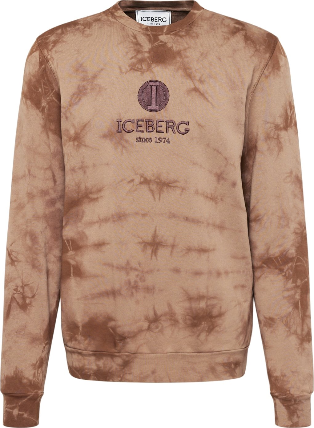 ICEBERG Mikina hnědá / světle hnědá