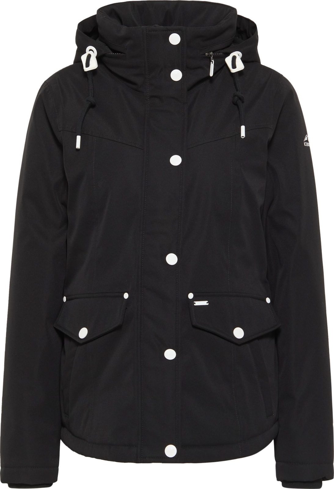 ICEBOUND Zimní bunda černá / bílá