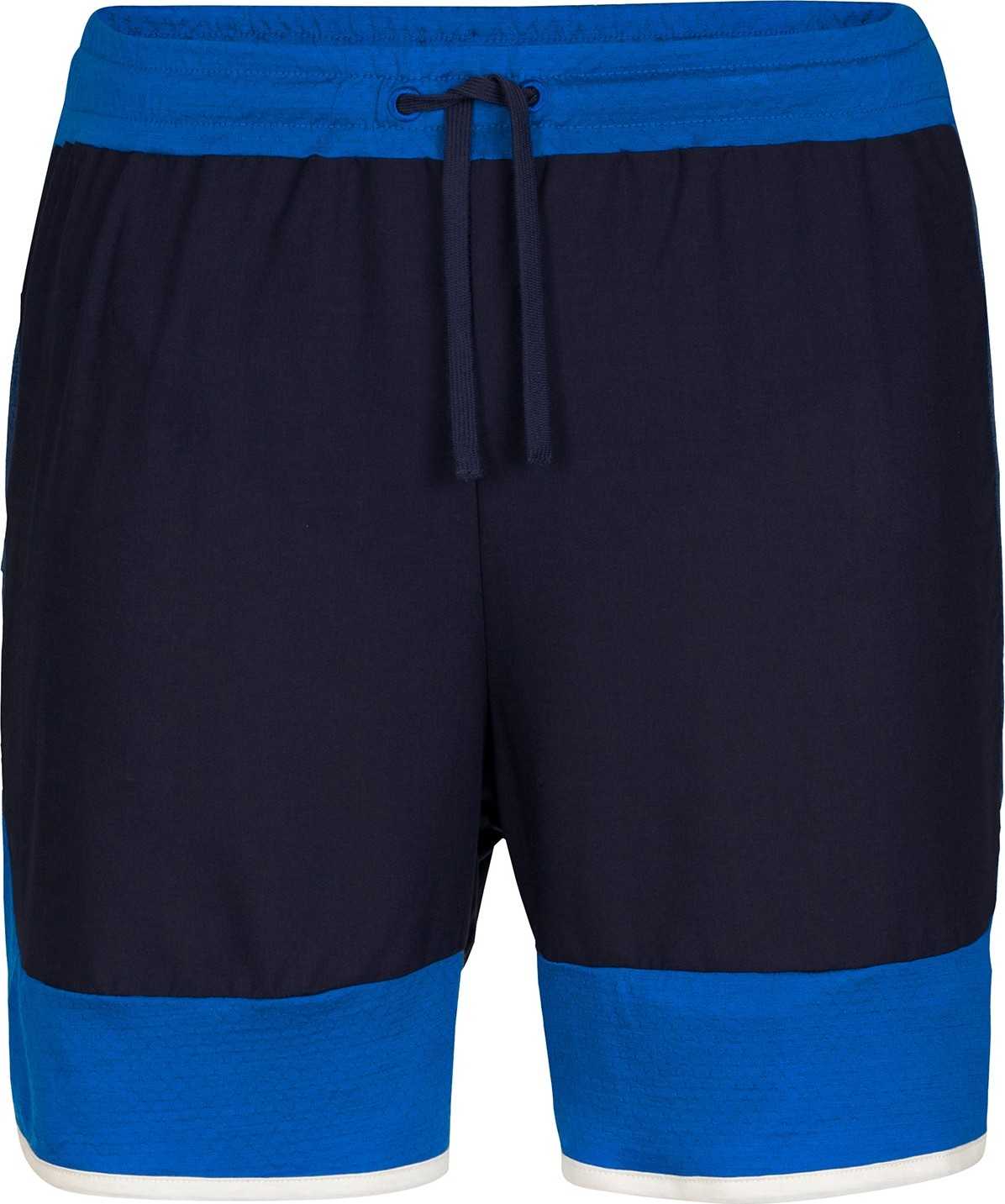 ICEBREAKER Sportovní kalhoty 'M ZoneKnit Shorts' modrá / černá