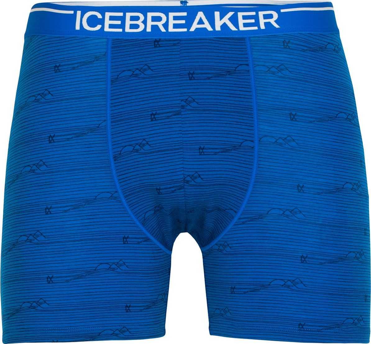 ICEBREAKER Sportovní spodní prádlo 'Anatomica' modrá / černá / bílá