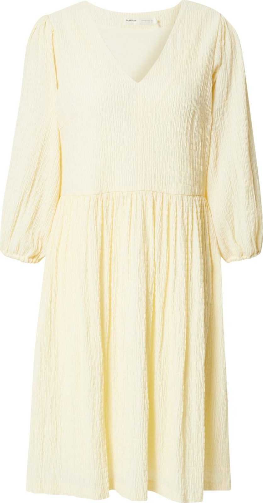 InWear Letní šaty pastelově žlutá