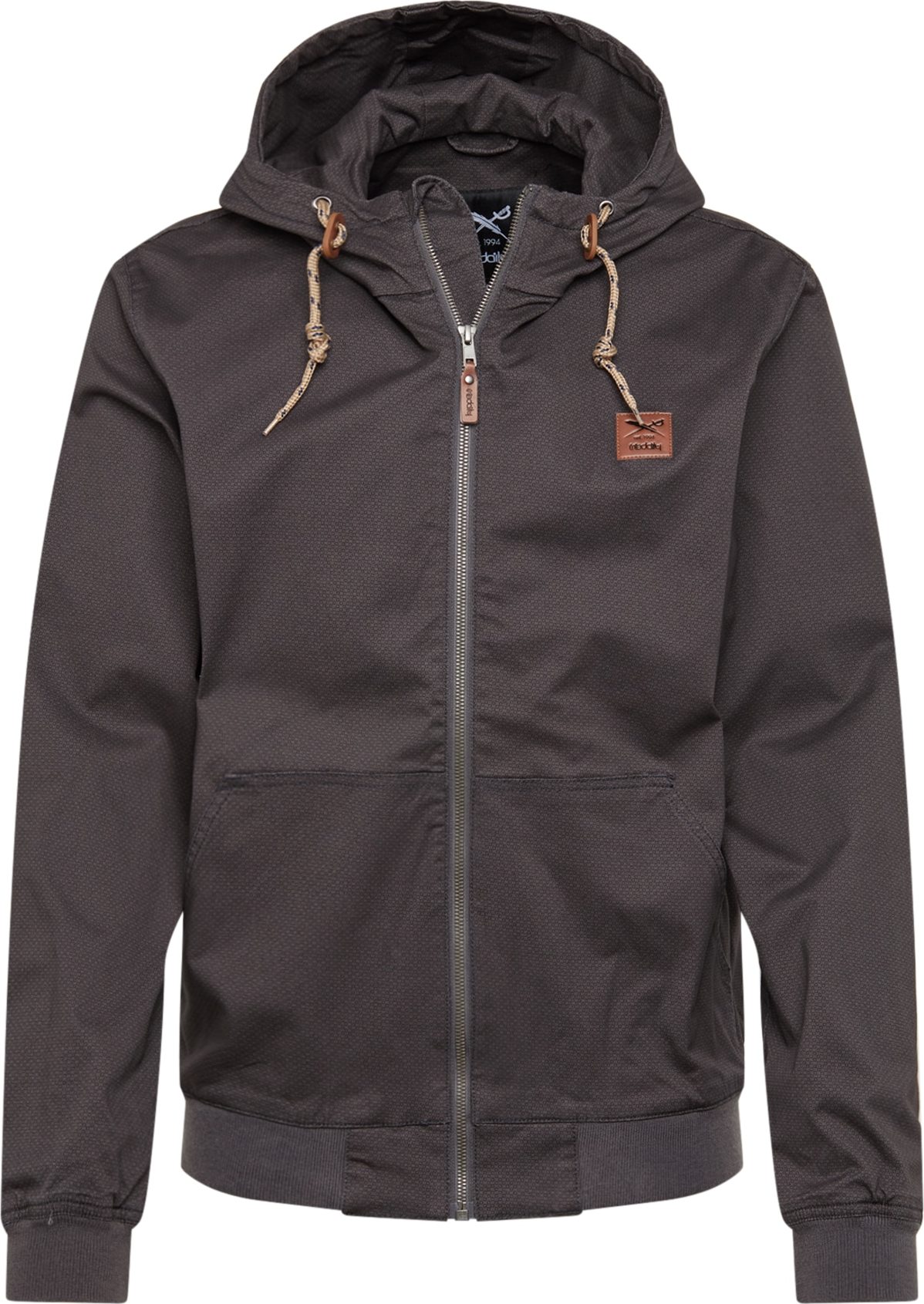 Iriedaily Přechodná bunda 'Love City' antracitová