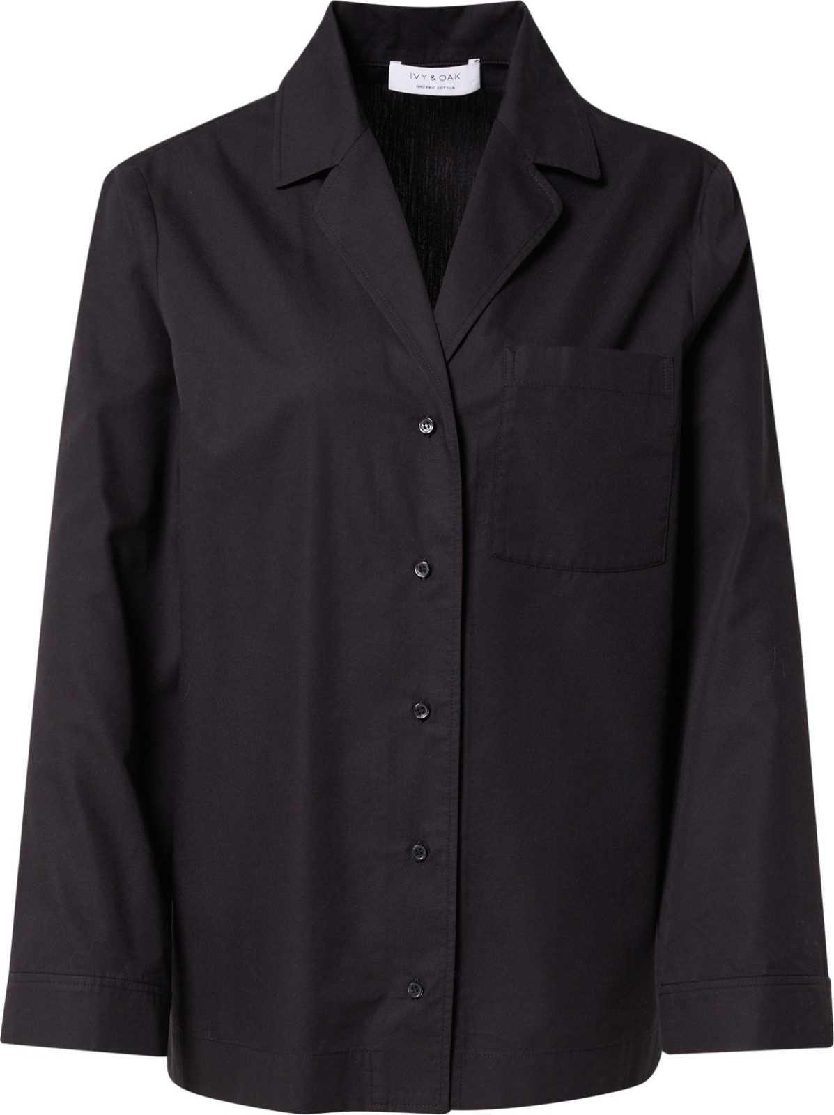 IVY OAK Tričko na spaní 'TINKA' černá