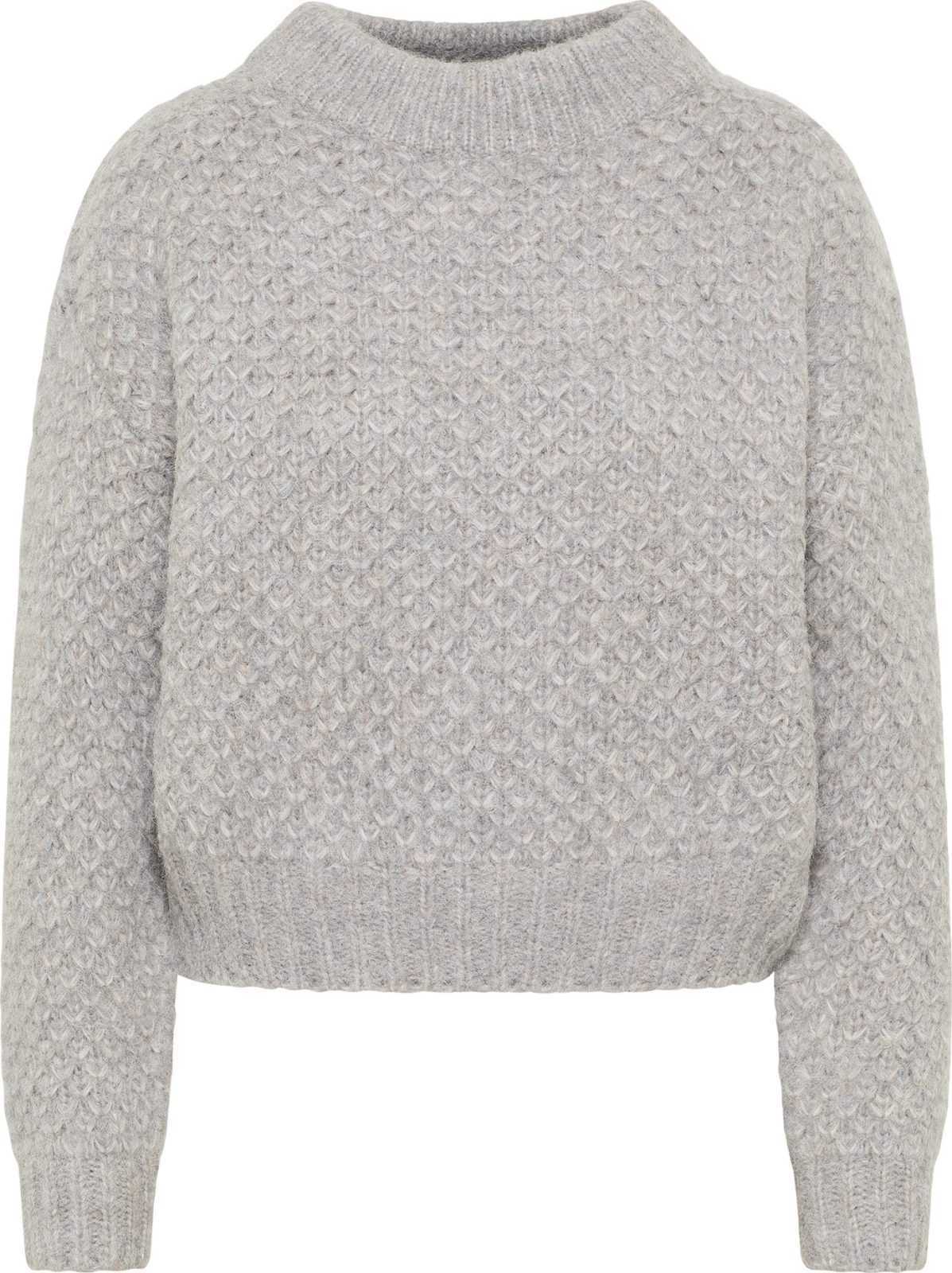 IZIA Svetr 'Gaya' šedý melír