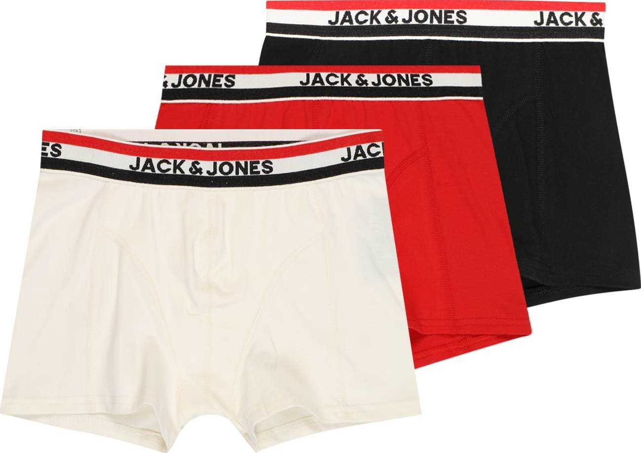 Jack & Jones Junior Spodní prádlo červená / černá / bílá