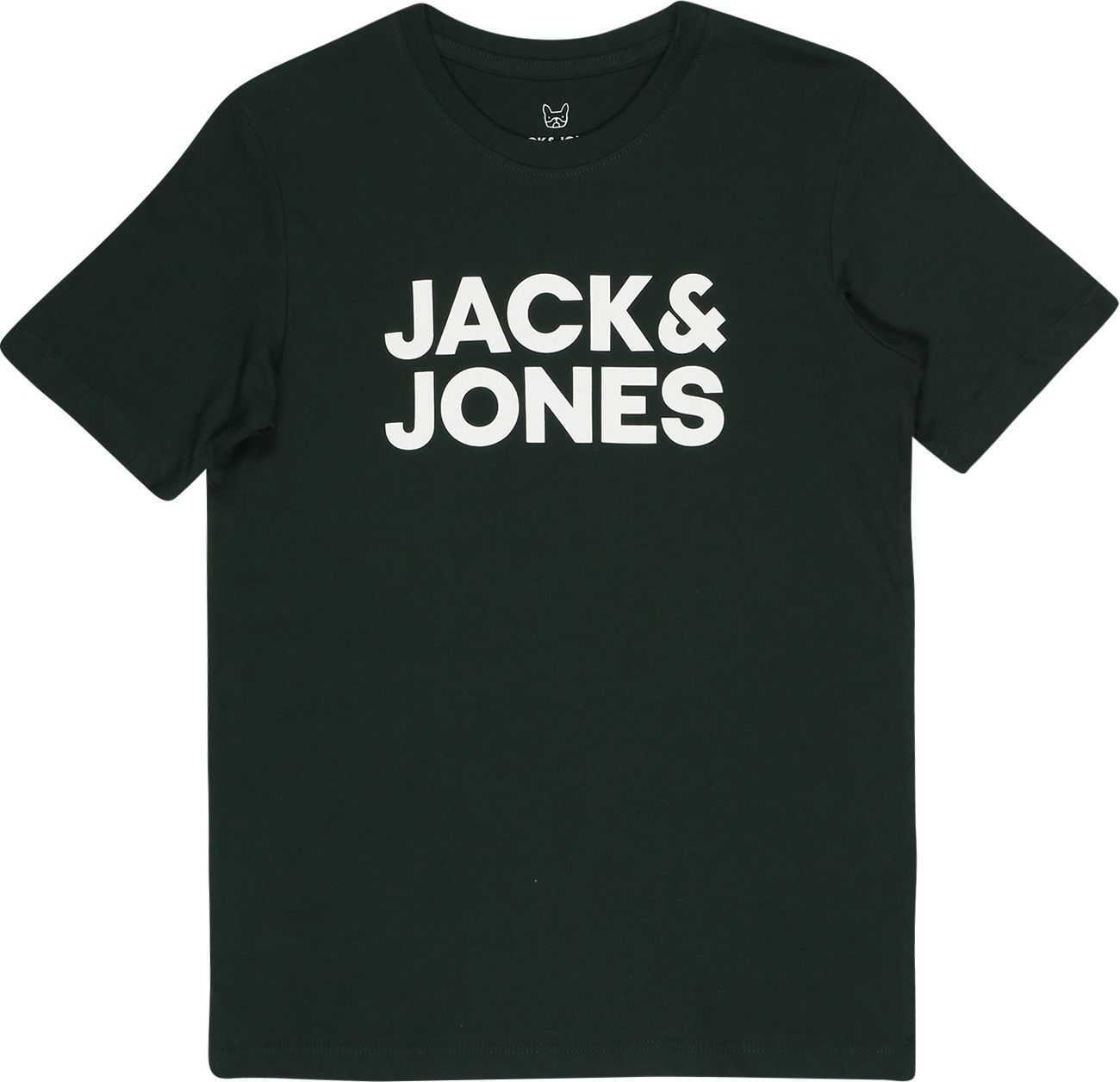 Jack & Jones Junior Tričko 'ECORP' jedle / bílá