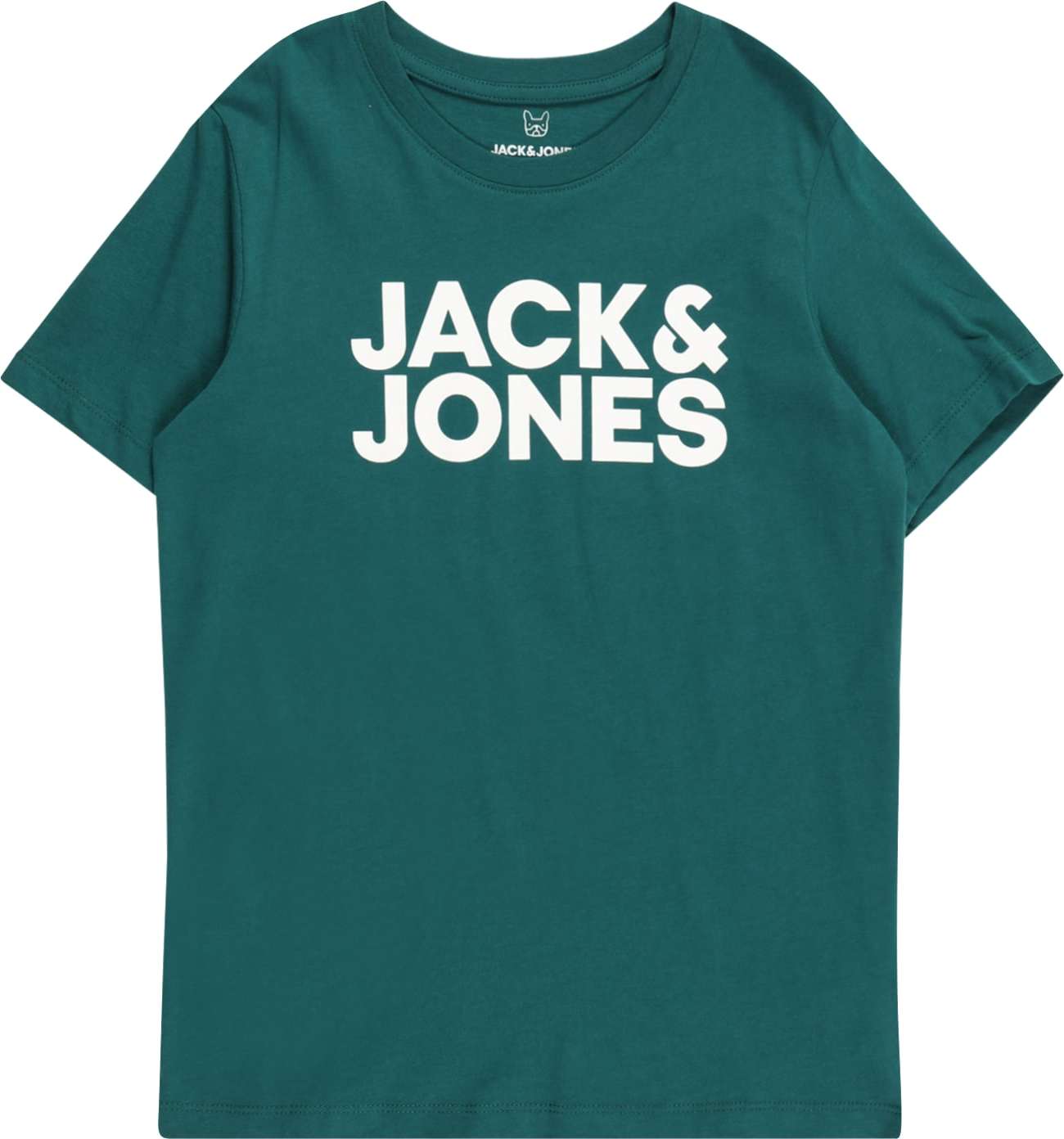 Jack & Jones Junior Tričko 'Ecorp' zelená / bílá