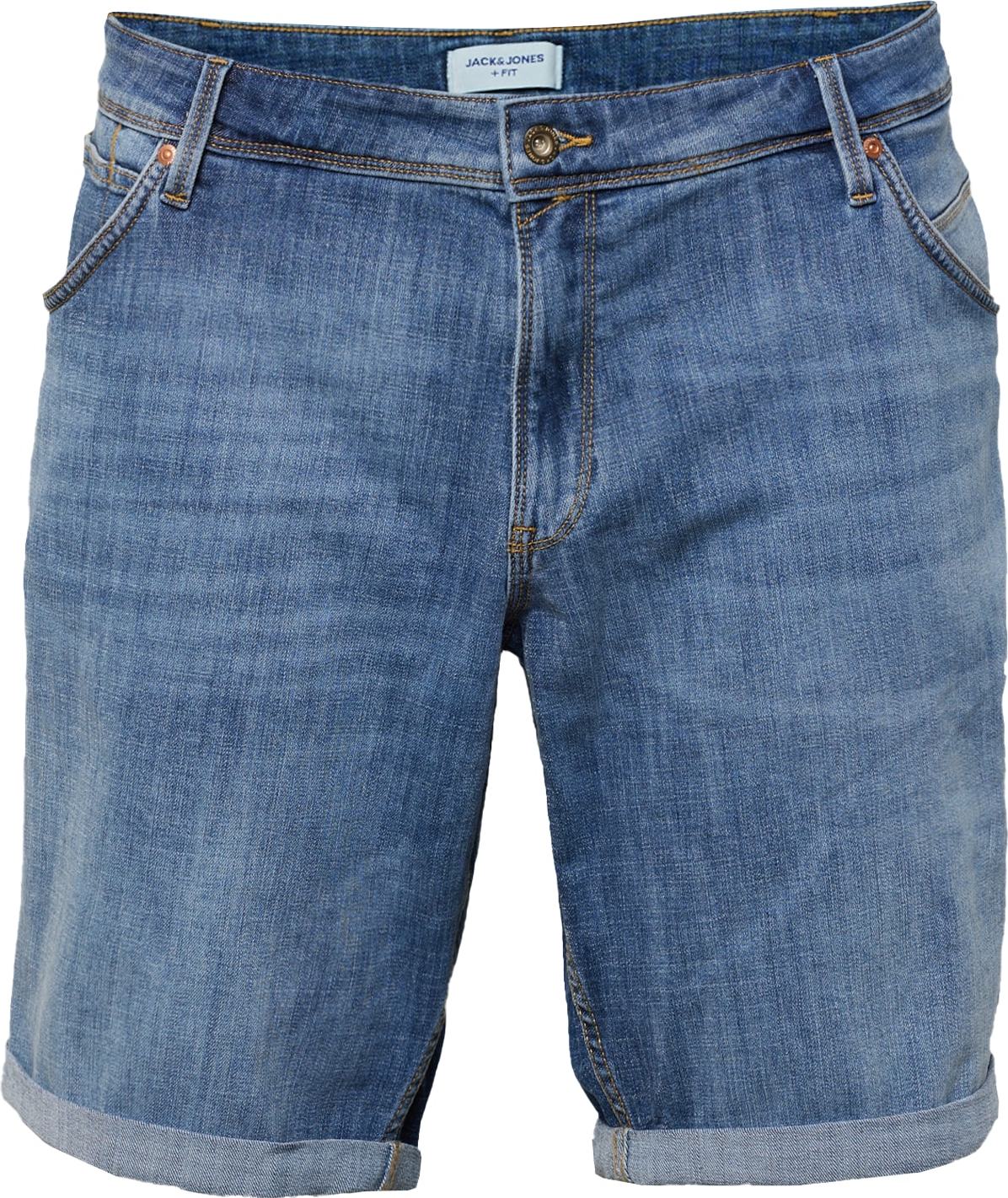 Jack & Jones Plus Džíny 'RICK' modrá džínovina