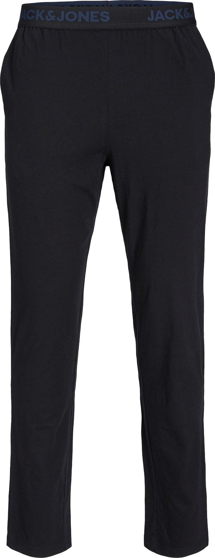 JACK & JONES Pyžamové kalhoty 'ARON' tmavě modrá / černá