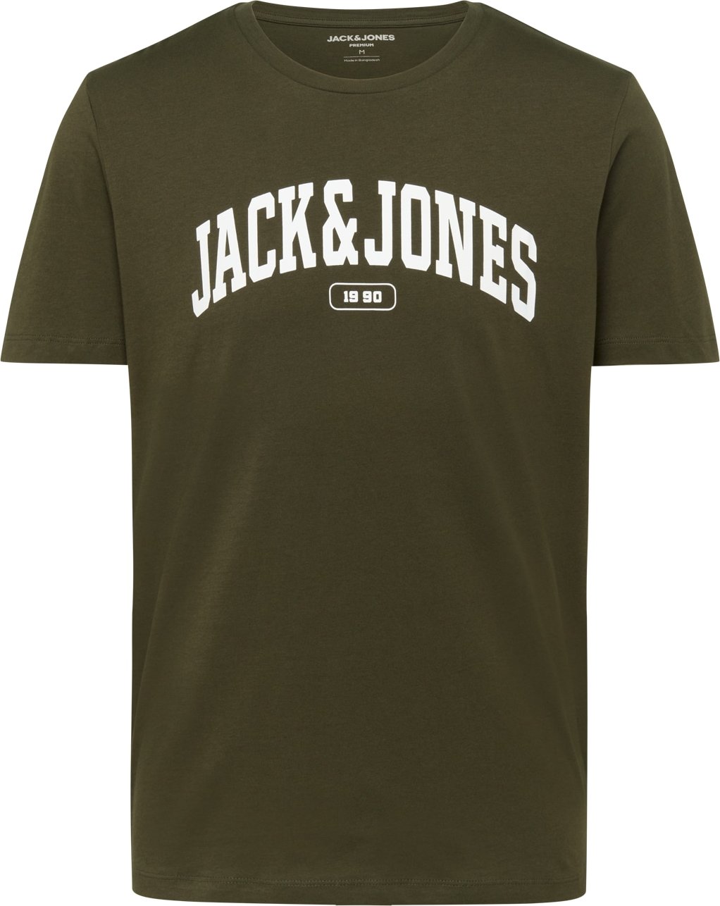 JACK & JONES Tričko 'BLUBOOSTER' olivová / bílá