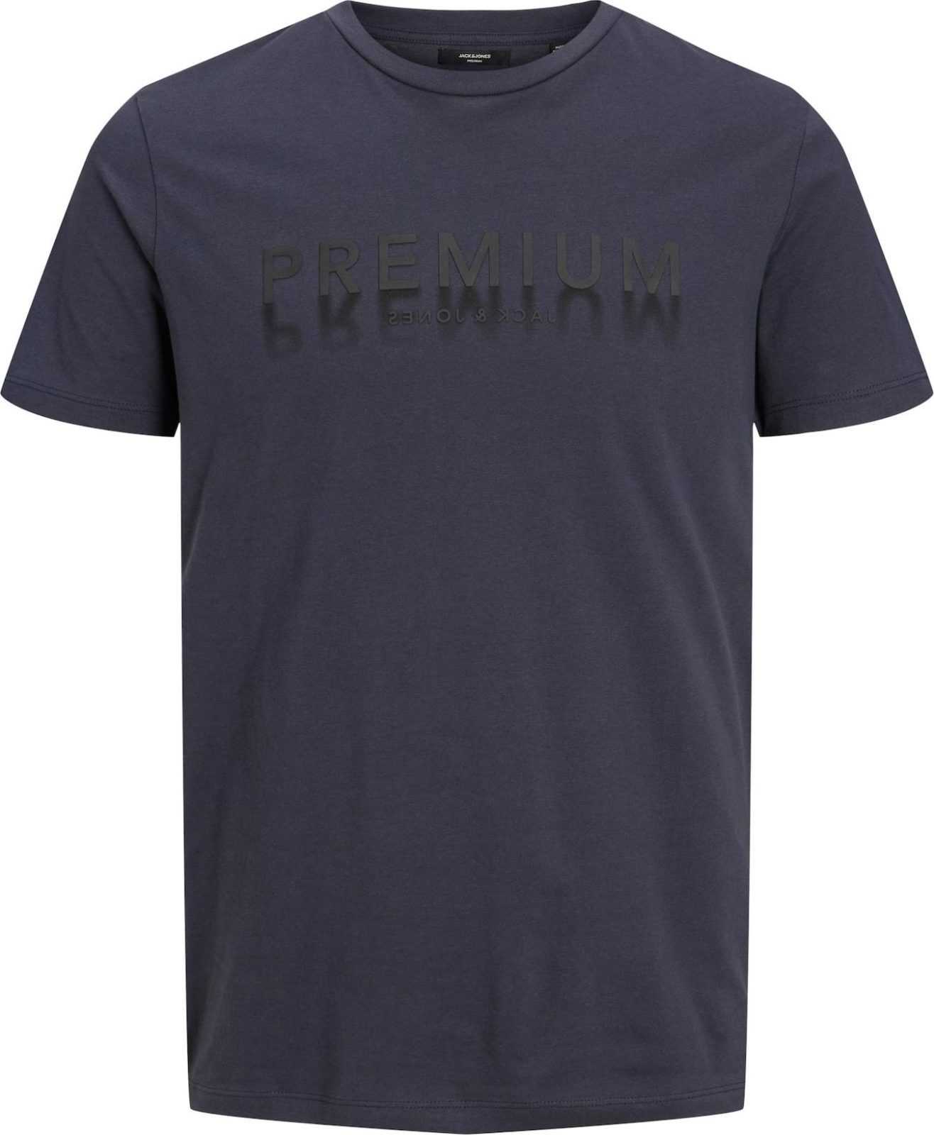 JACK & JONES Tričko 'KLAUS' námořnická modř / noční modrá