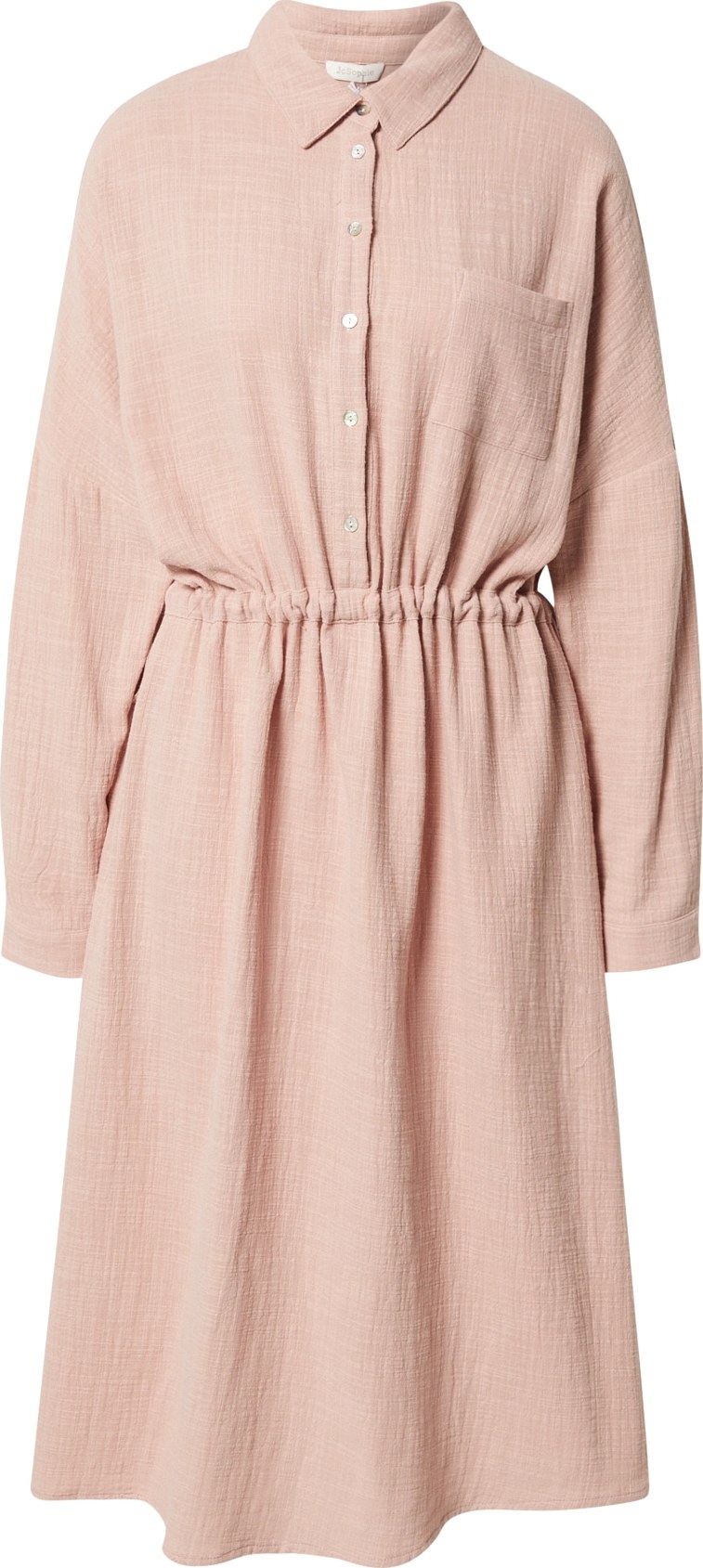 JcSophie Košilové šaty 'Lenora' pudrová