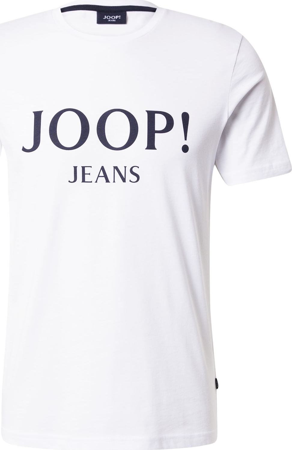 JOOP! Jeans Tričko 'Alex' černá / bílá