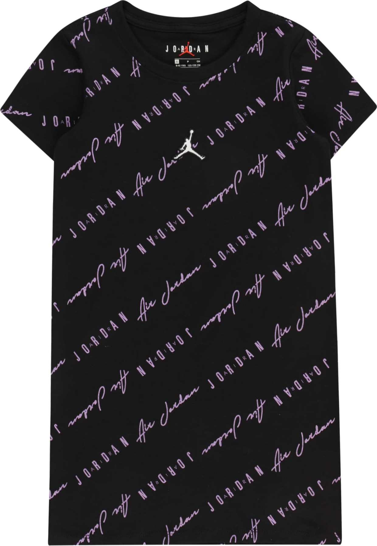 Jordan Šaty fialová / černá / bílá