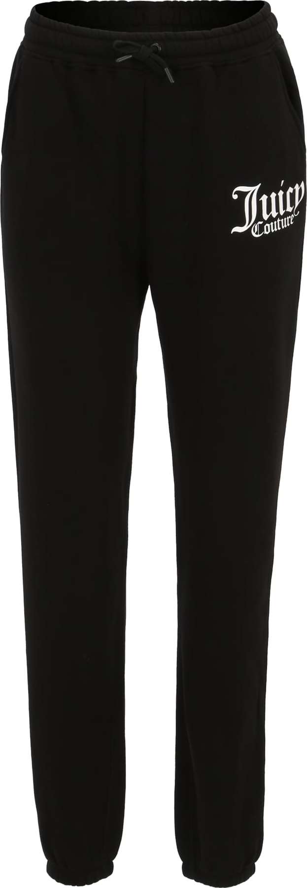 Juicy Couture Sport Sportovní kalhoty černá / bílá
