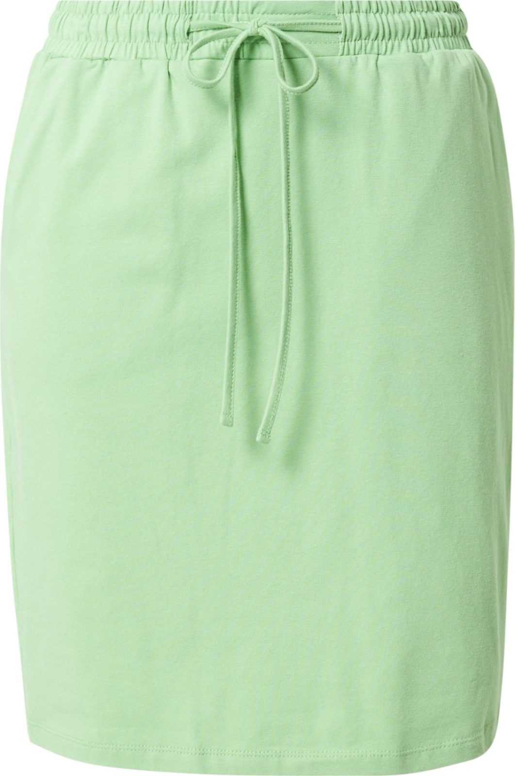 Kaffe Sukně 'Linda' světle zelená