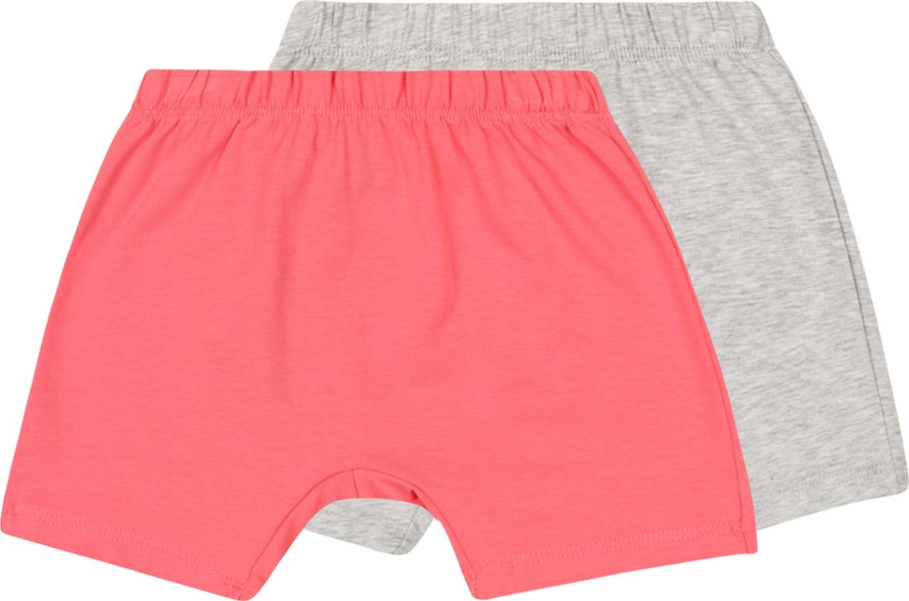 KANZ Kalhoty šedý melír / fuchsiová