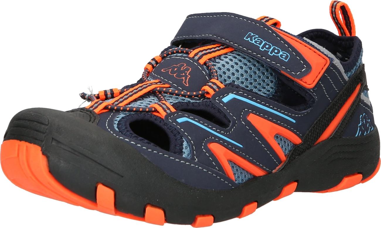 KAPPA Sandály 'Reminder' světlemodrá / tmavě modrá / oranžová