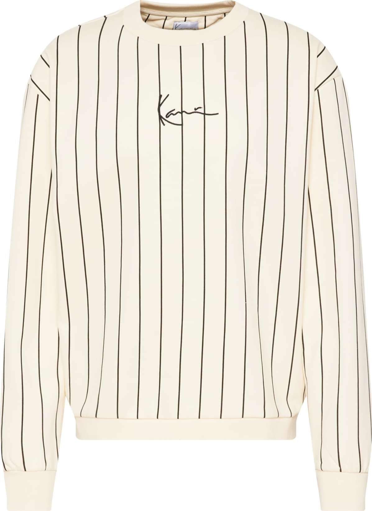 Karl Kani Mikina krémová / tmavě hnědá