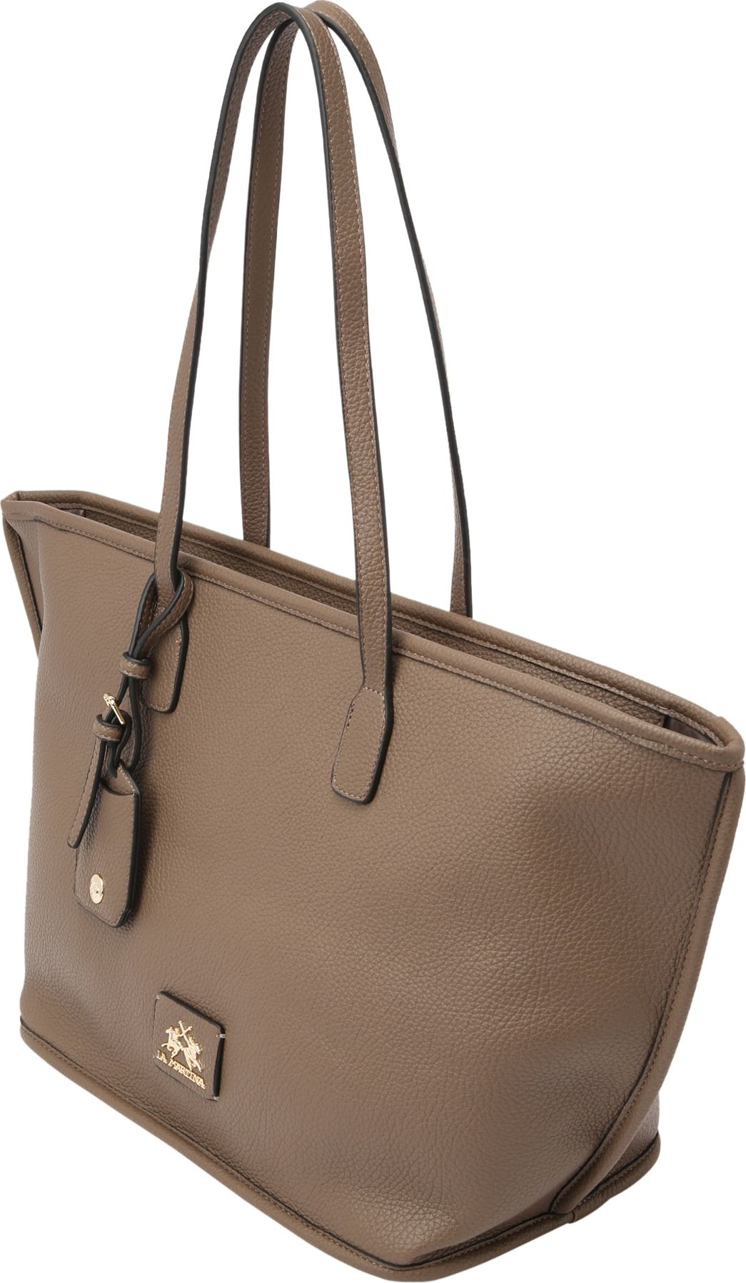La Martina Nákupní taška šedobéžová