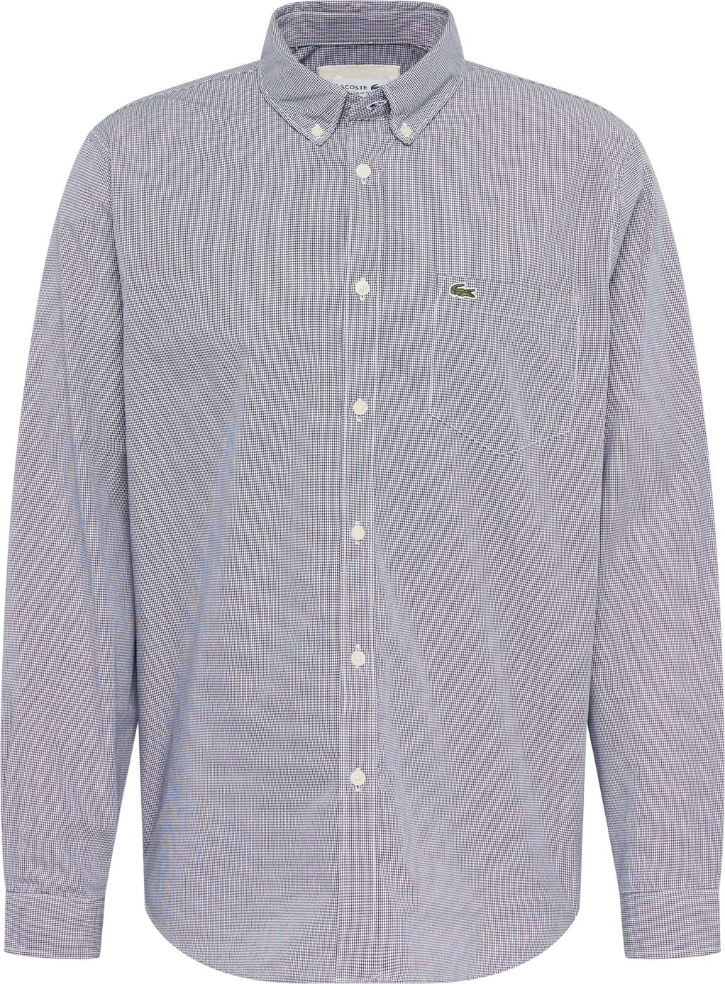 LACOSTE Košile námořnická modř / bílá