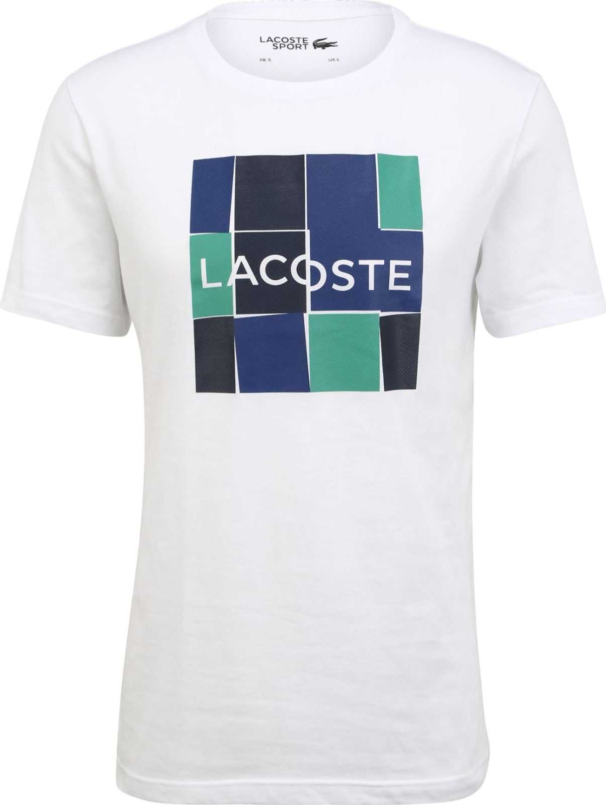 Lacoste Sport Funkční tričko modrá / námořnická modř / nefritová / bílá