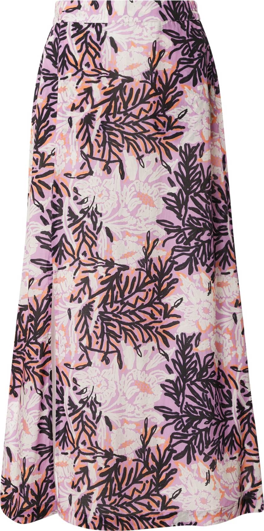 LANIUS Sukně bledě fialová / oranžová / černá / bílá