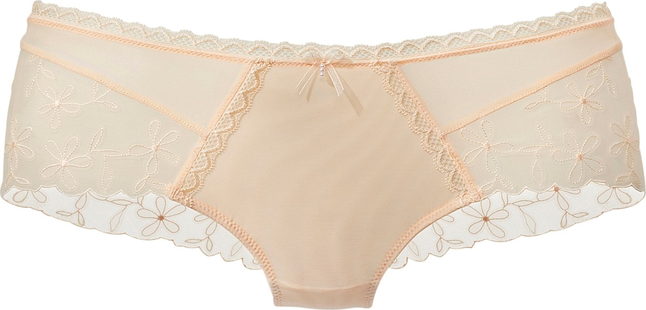 LASCANA Kalhotky pudrová / bílá