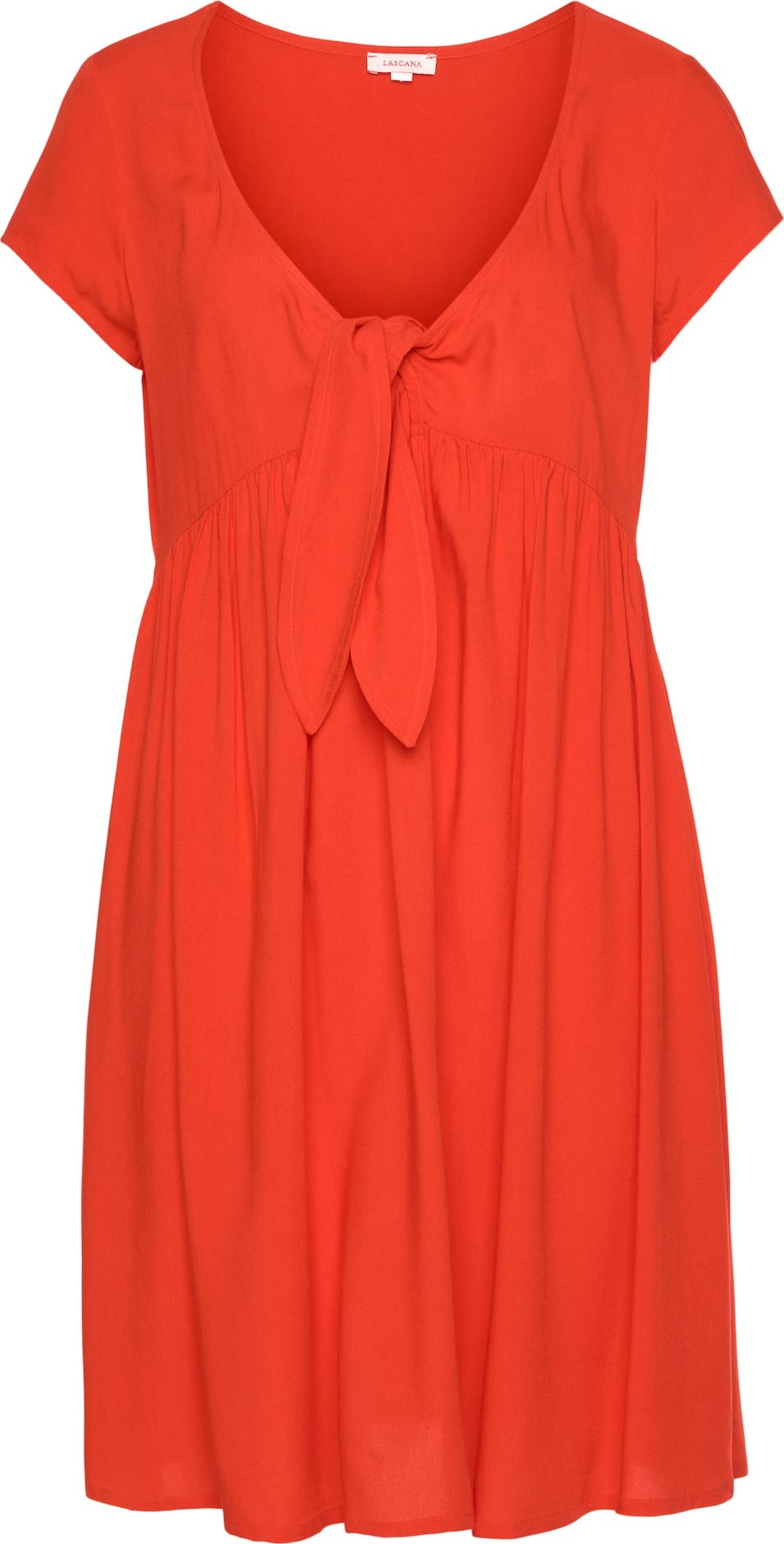 LASCANA Šaty oranžově červená