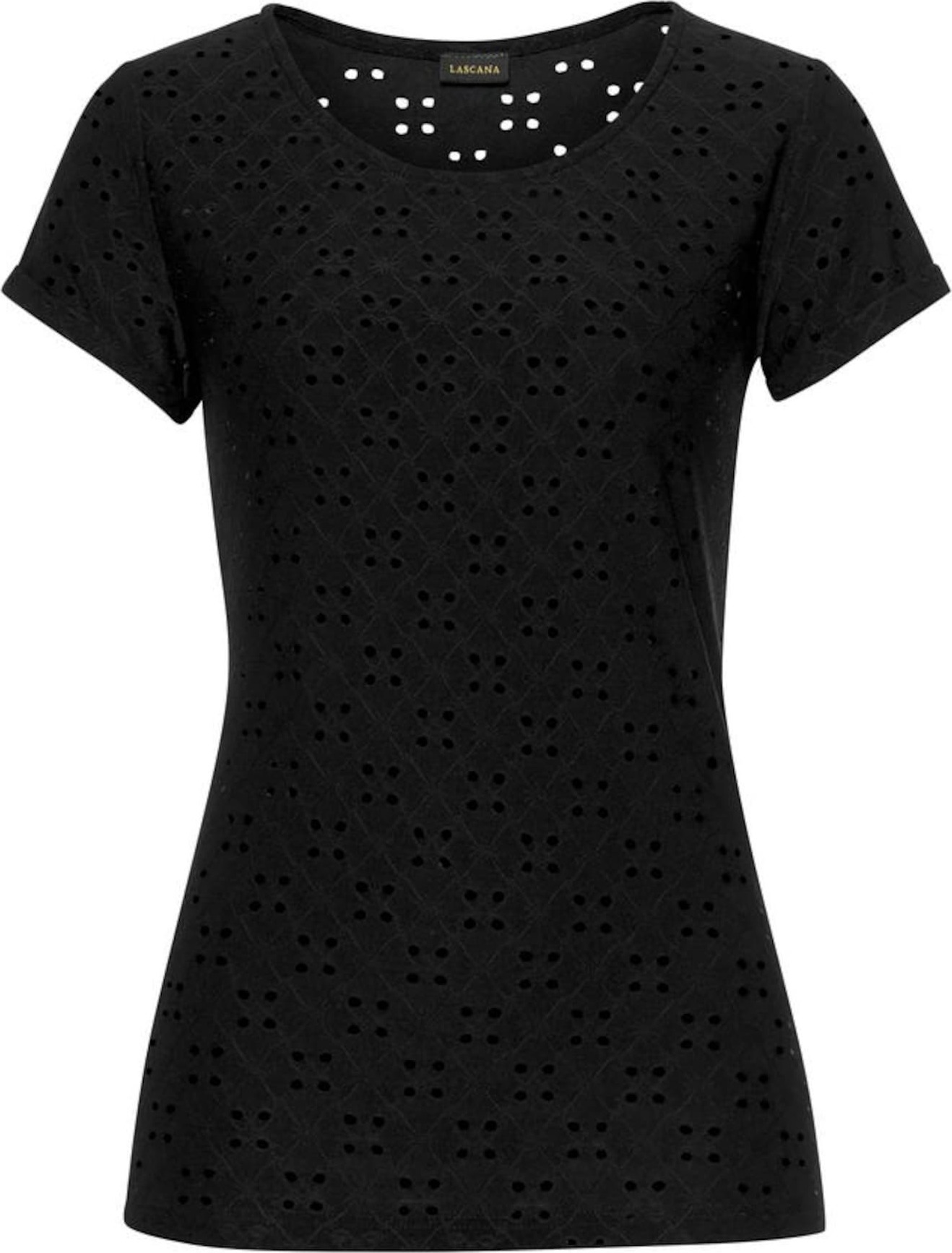 LASCANA Tričko černá
