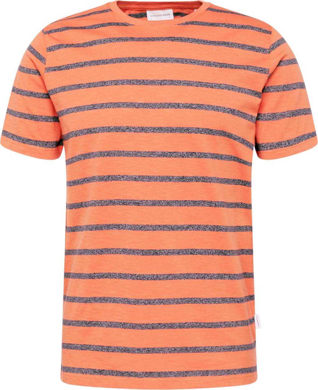 Lindbergh Tričko tmavě modrá / oranžová
