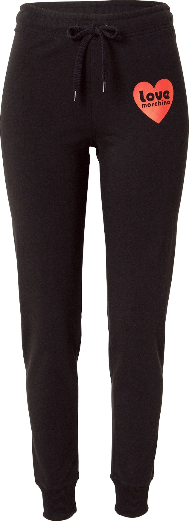 Love Moschino Kalhoty červená / černá
