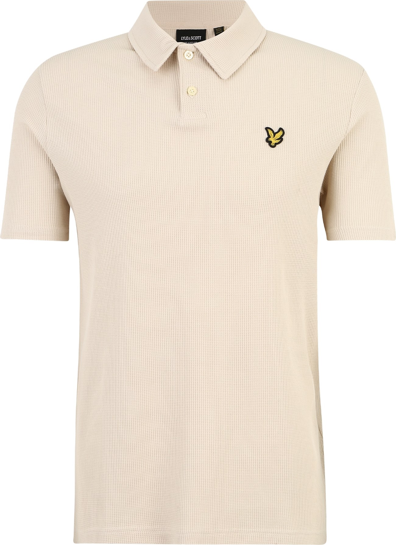 Lyle & Scott Tričko žlutá / kámen / černá