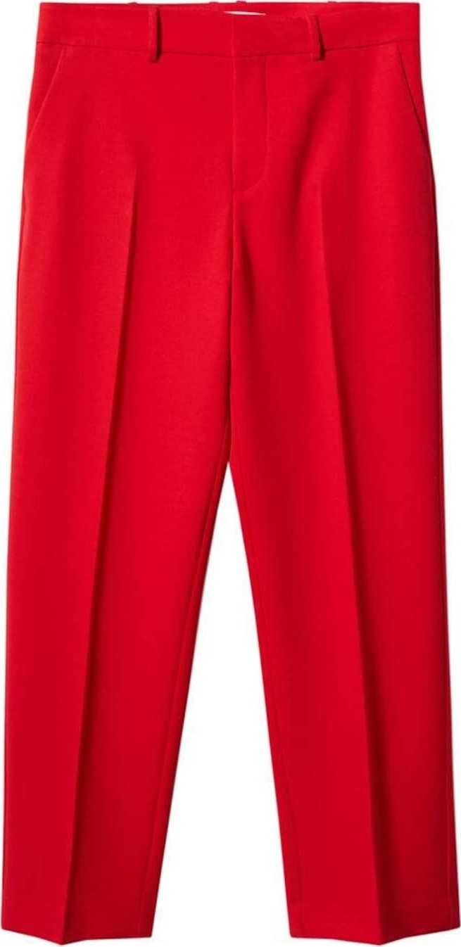 MANGO Kalhoty s puky 'boreal' červená